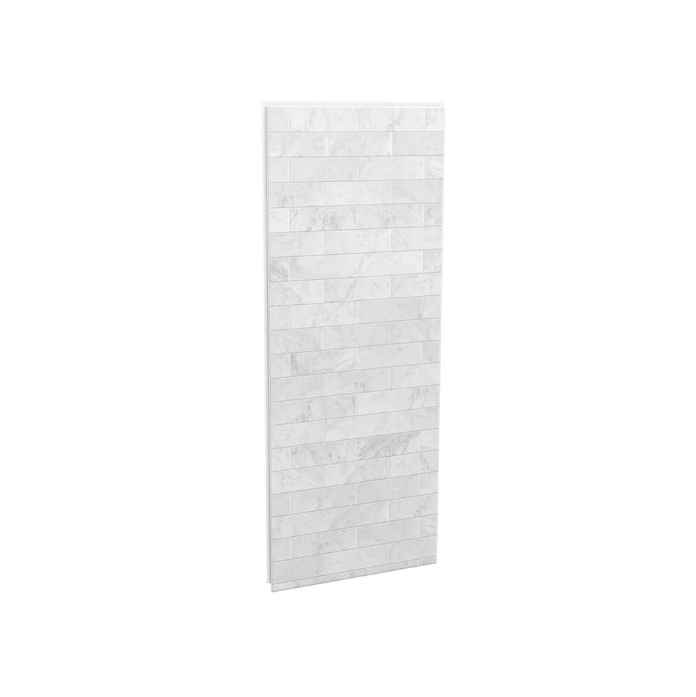 Maax Utile 36 in. Composite Direct-to-Stud Side Wall in Marble Carrara