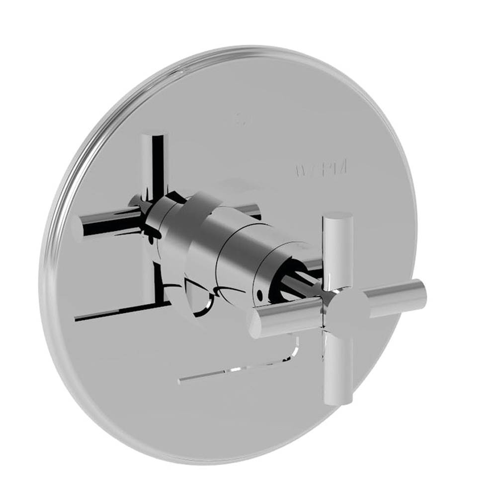 Newport Brass East Linear Balanced Pressure Shower Trim Plate with Handle. Less showerhead, arm and flange.