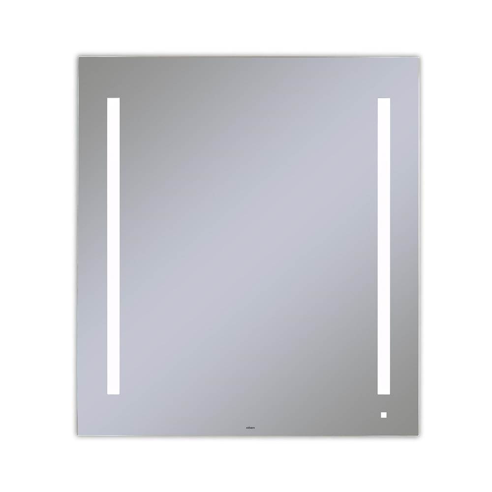 Robern AiO Lighted Mirror, 36'' x 40'' 1-1/2'', LUM Lighting, 4000K Temperature (Cool Light), Dimmable, OM Audio, USB Charging Ports