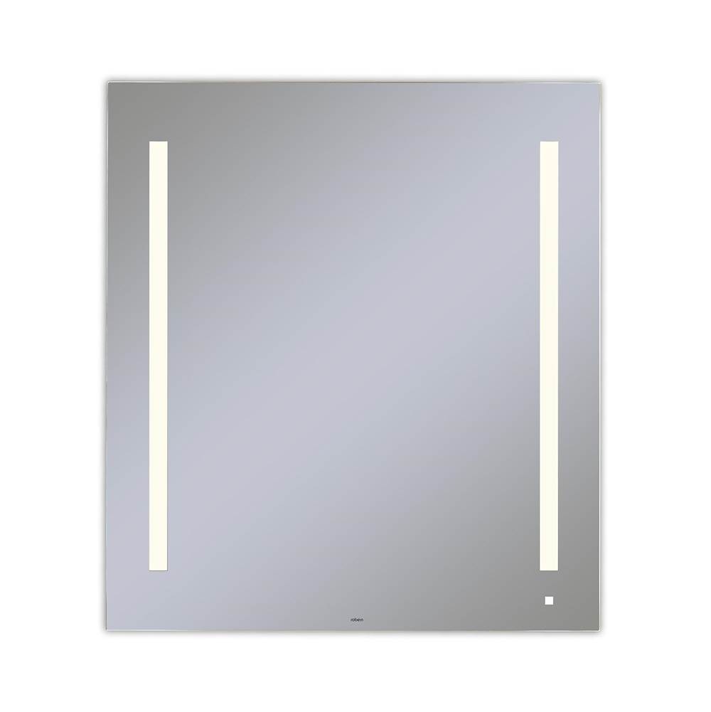 Robern AiO Lighted Mirror, 36'' x 40'' x 1-1/2'', LUM Lighting, 2700K Temperature (Warm Light), Dimmable, USB Charging Ports