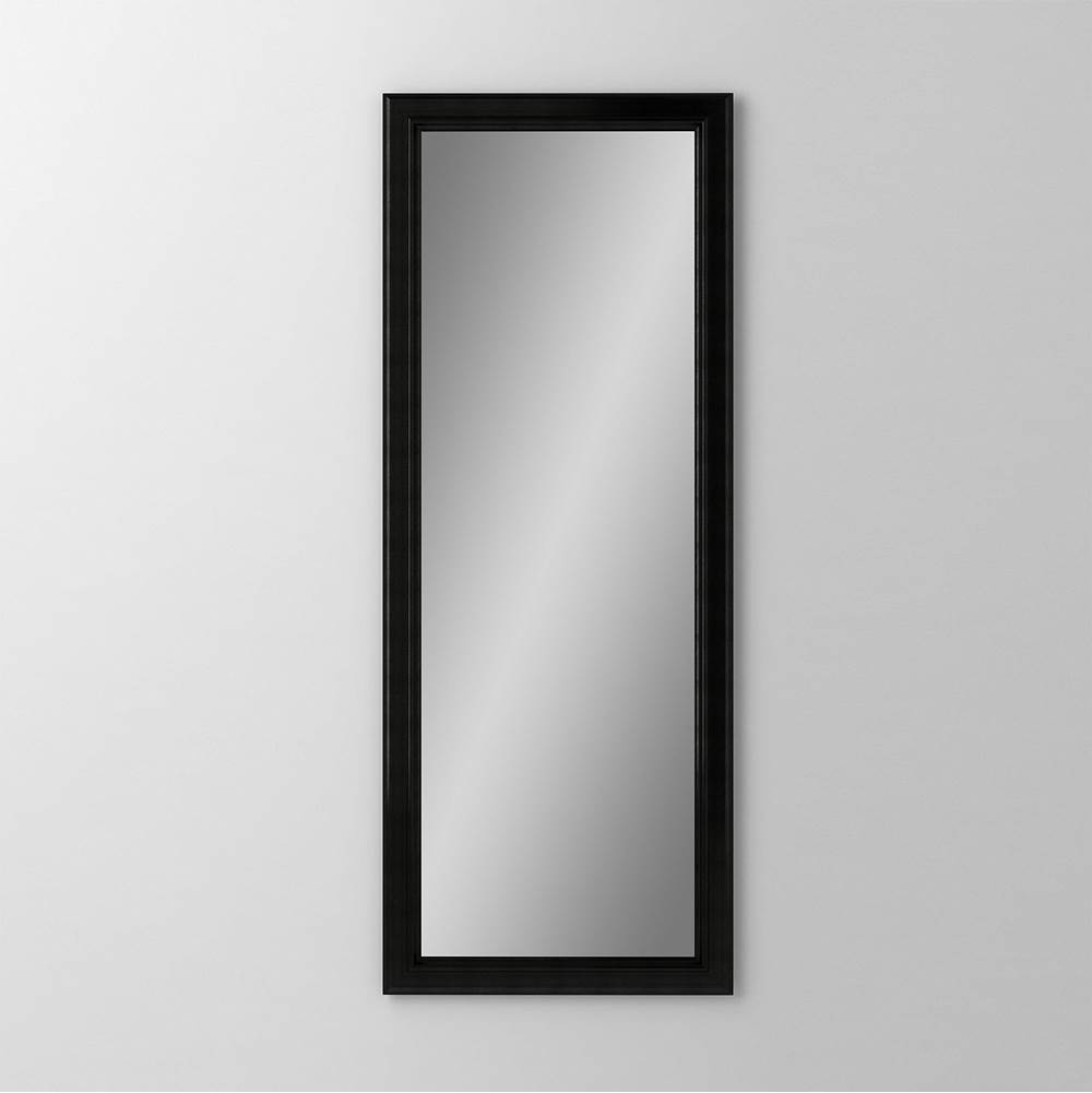 Robern Main Line Mirror, 16'' x 40'' x 1-5/8'', Bryn Mawr Frame, Brushed Black