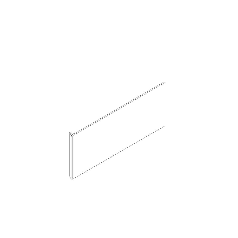 Robern Cartesian and Profiles Side Kit, 7-1/2'' H x 21'' D, Single Side Kit, White