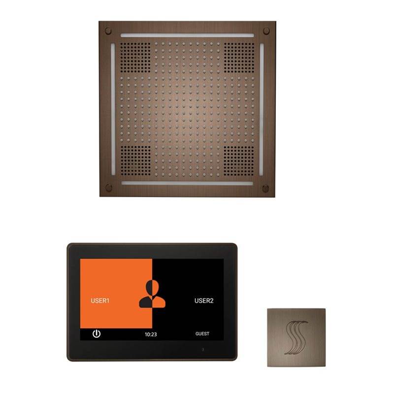ThermaSol The wellness Hydrovive Steam Package with 10'' ThermaTouch Square
