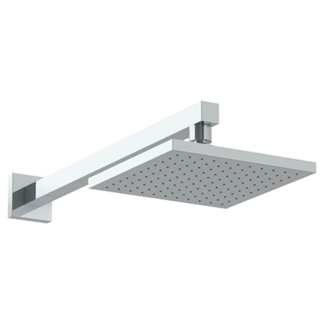 Watermark Wall Mounted Showerhead, 8'', with 15 1/2'' Arm and Flange