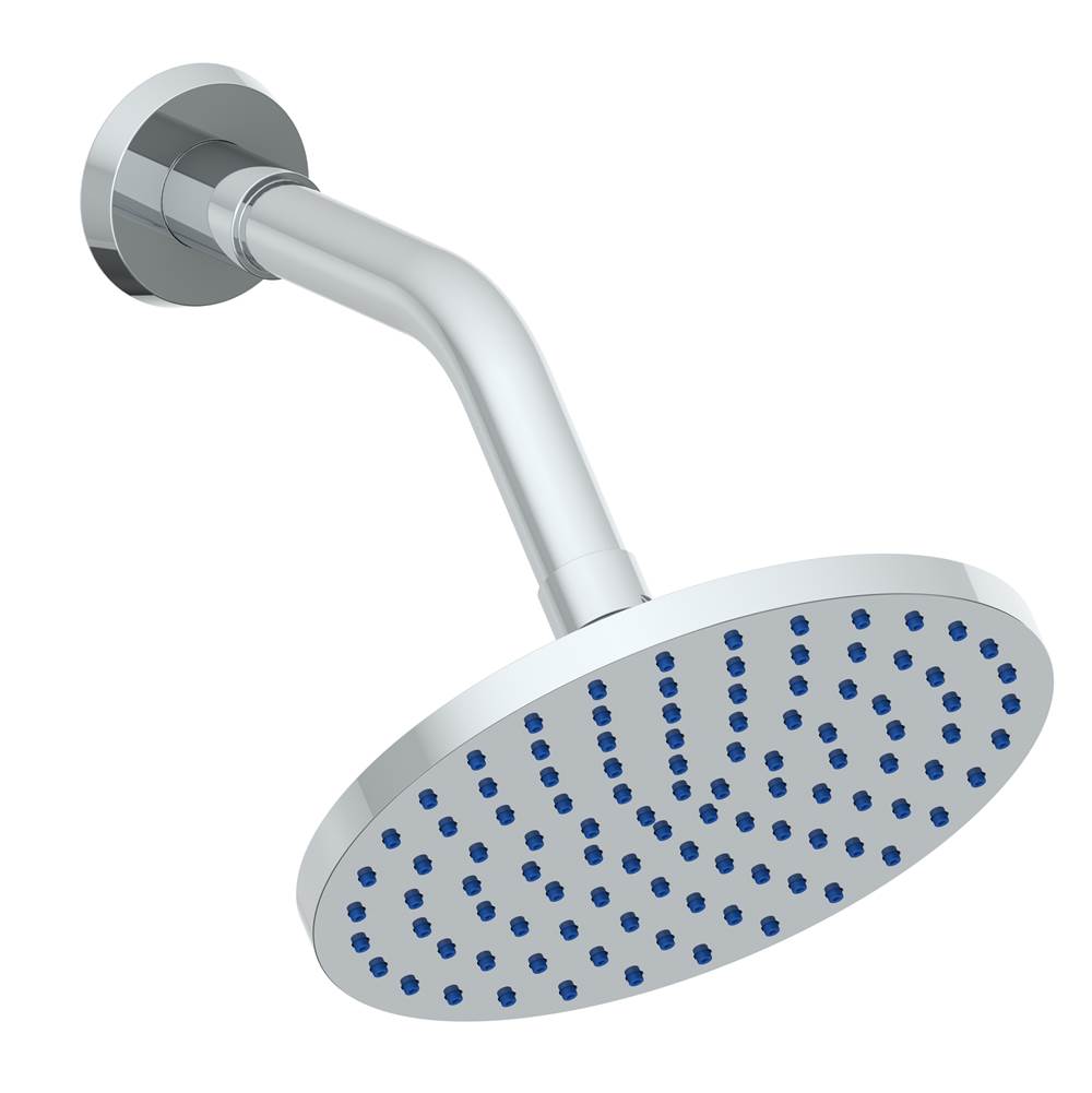 Watermark Wall Mounted Showerhead, 6'' dia with 7-3/8'' Arm and Flange